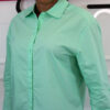 Chemisier coton - vert