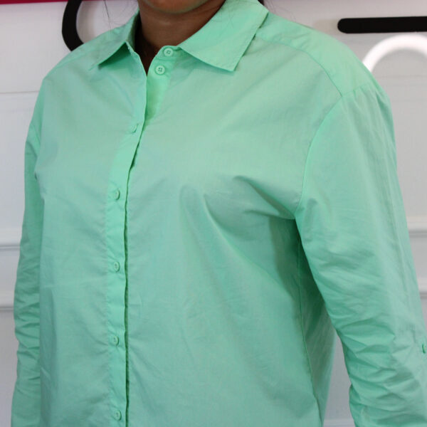 Chemisier coton - vert