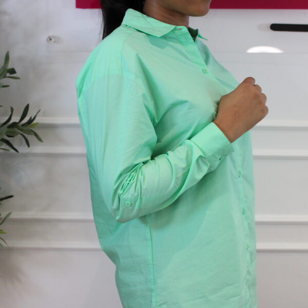 Chemisier coton - vert